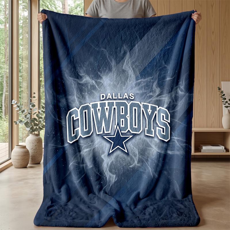 Dallas Cowboys Flanelová fleecová deka Útulná teplá přehozová deka na pohovku postel cestování Celoroční použití