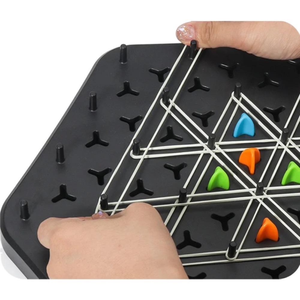 Triangle Desktop Geometry Chain Chess Logical Thinking Triangle Puzzle Toy Chess Board Game