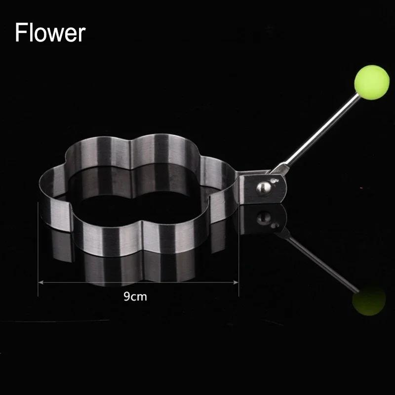 Shapes Stainless Steel Fried Egg Shaper Egg Mold DIY Breakfast Egg Pancake Rings Sandwich Kitchen Tools Utensil Baking Tools