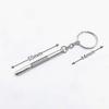 Mini Flat Head Phillips Screwdriver with Hollow Hex Nut Keychain Glasses (Mini Screwdriver - 2 Pairs)