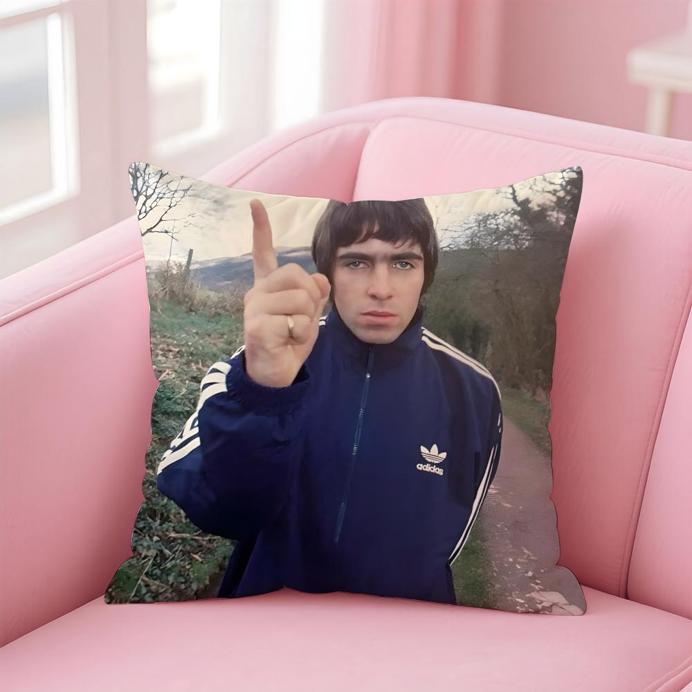 LLiam Gallagher Pillow Shameless TV Cushion Cover Pillow Case Soft Friendly Fabric Concealed Zipper