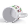 1 Stück 11oz Weiße Tasse mit doppelseitigem Druck Perfekt für Zuhause, Büro, Trinkzeit und eine ausgezeichnete Geschenkidee für Feiertage, Geburtstage und Veranstaltungen