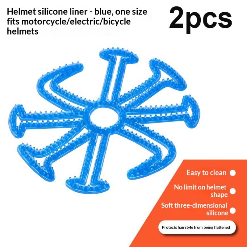 Riding Cushion Ergonomic Helmet Liner with Breathable Silicone Pad for Cycling Enthusiasts