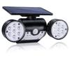 Outdoor Solar Light,with 30 Waterproof Dual Head LED Spotlights,360 Degree Rotation,with Motion Sensor Less