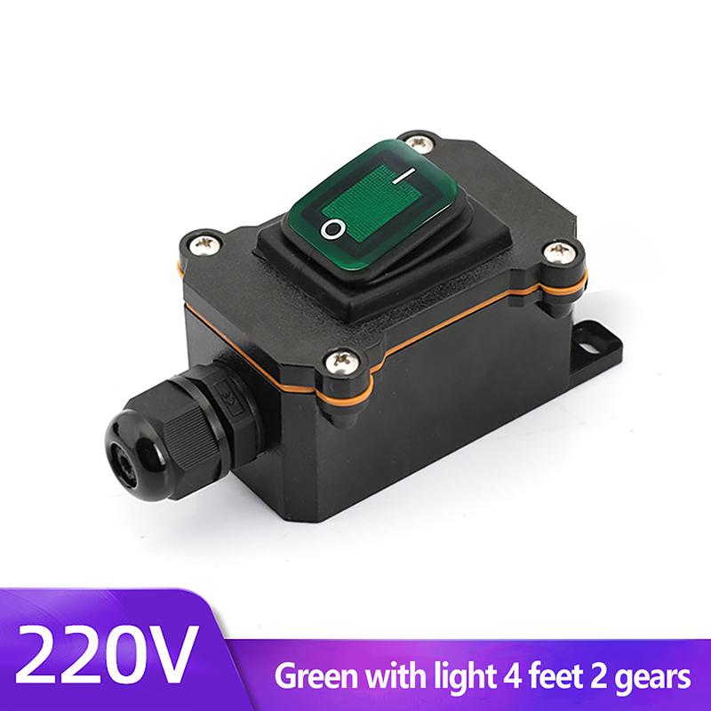 Waterproof Inline Switch Ip67 Waterproof Inline Switch 12-24V/220V Dc 25A High Current Power Waterproof Switch