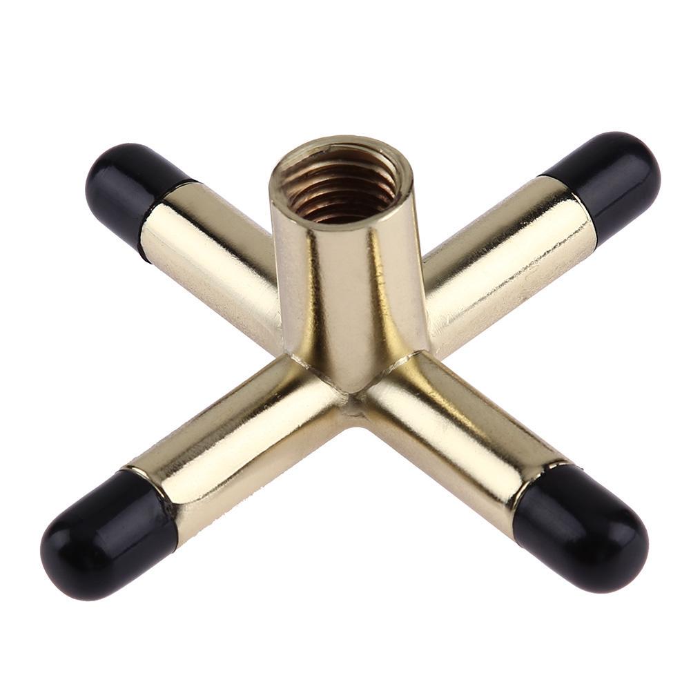 2PCS Snooker Billiards Copper-Plated Metal Cue Rack Bridge Billiards Cross Rod Holder Pool Cue Stick Frame Pole Rack