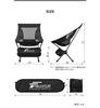 FIELDOOR Portable Compact Outdoor Chair Middle Back Load Capacity 150kg Lightweight Compact Folding Ultra Light Tactical [Khaki]