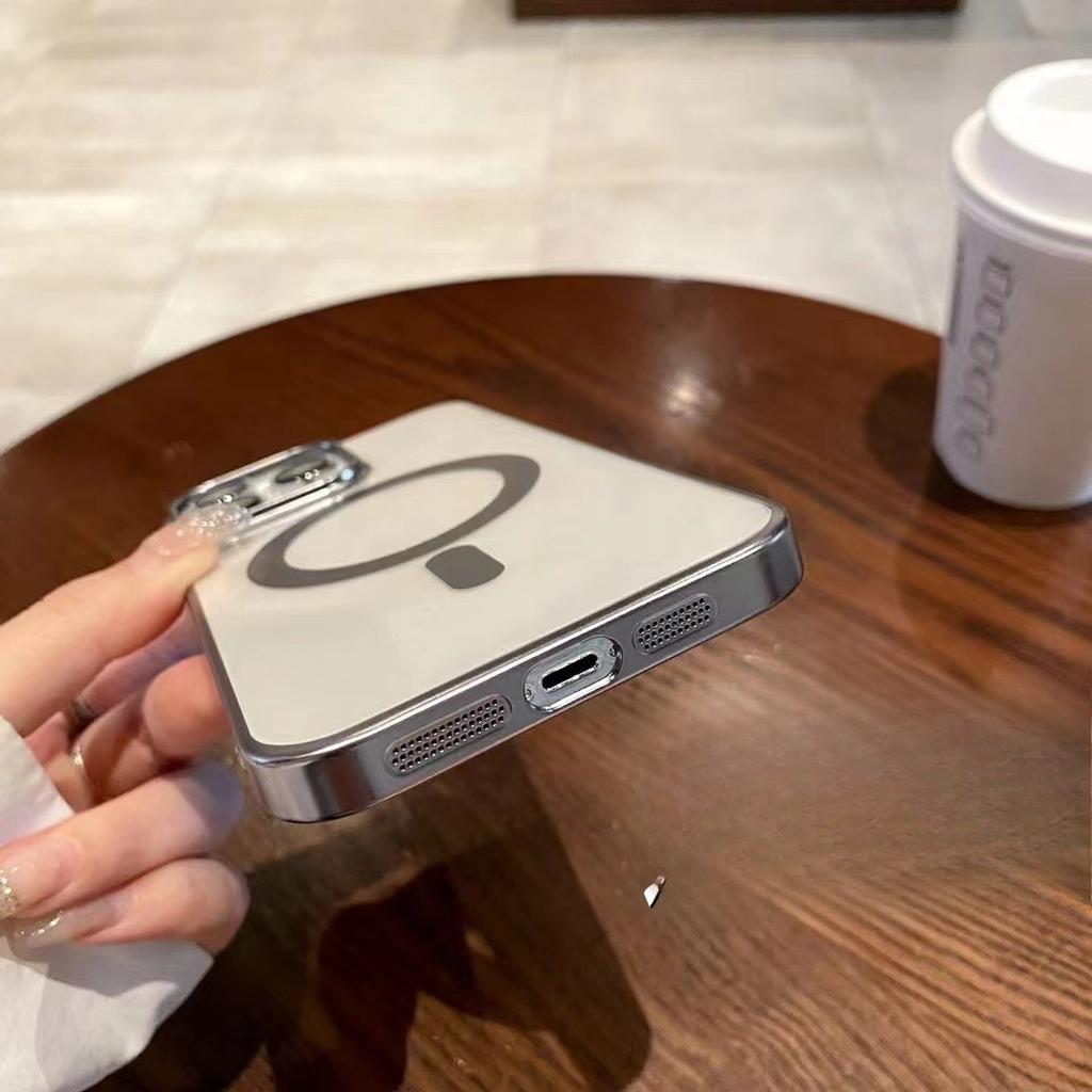 Applicable To Apple 15 Matte PC Phone Case 14 Magnetic Wireless Charging 13 Simple and Atmospheric 12 Advanced Anti Fall Protection Case