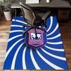 Town Football Club Crest Printed Office Carpet Chair Cushion  Entryway Rug, Rugs for Living Room, Bedroom Christmas gifts