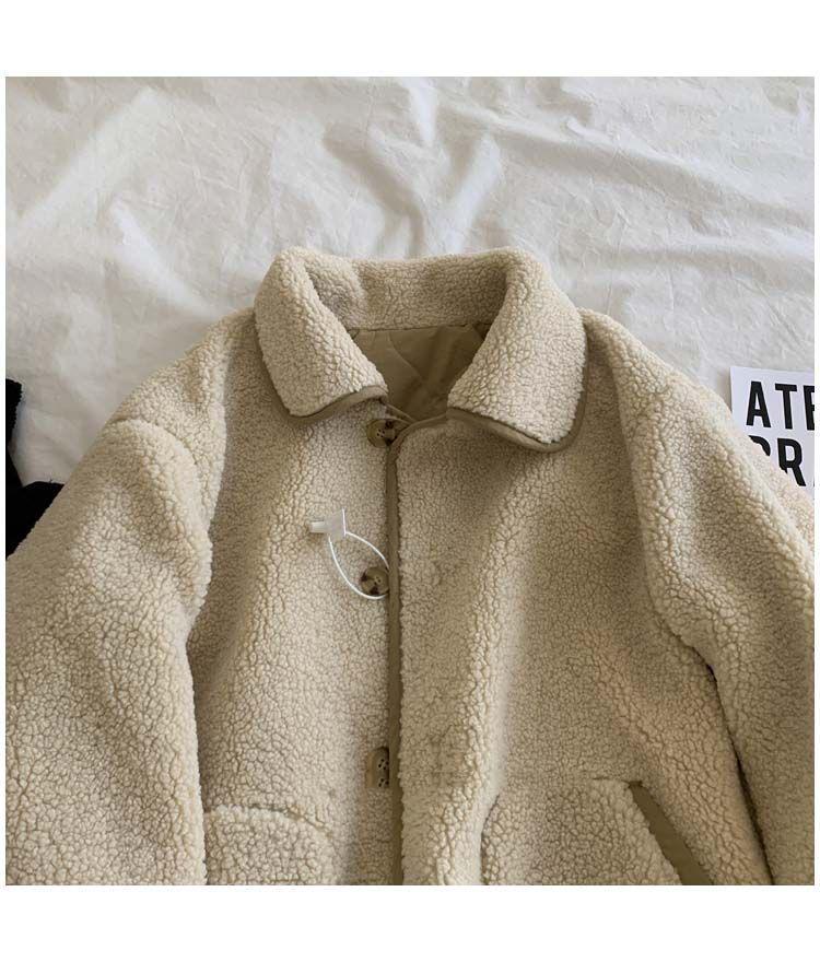 Khaki Reversible Lambswool-Cotton Jacket Women's Petite Autumn/Winter Trend 2025