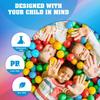 Mesh Bag Ocean Ball 50pcs Pack Can Be Thickened Bobble Ball Playground Children Indoor Toys Colourful Plastic Toys