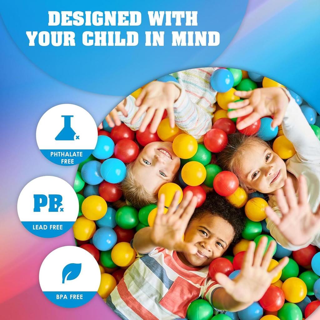 Mesh Bag Ocean Ball 50pcs Pack Can Be Thickened Bobble Ball Playground Children Indoor Toys Colourful Plastic Toys