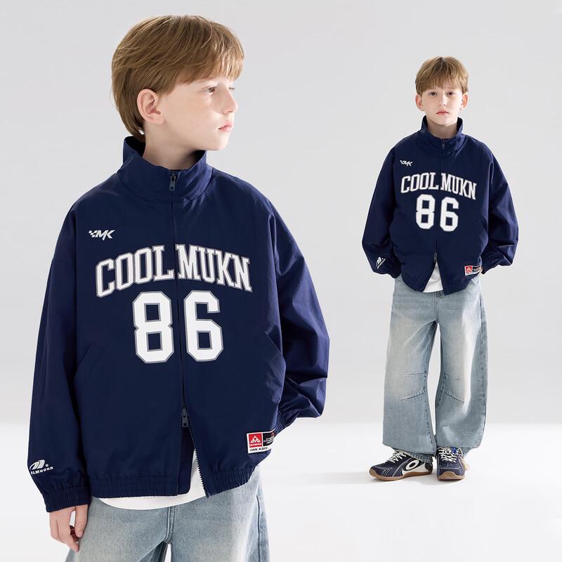 Mucmukn Boys  Racing Club Wrinkle-Resistant Cotton Blend Sports Jacket 130