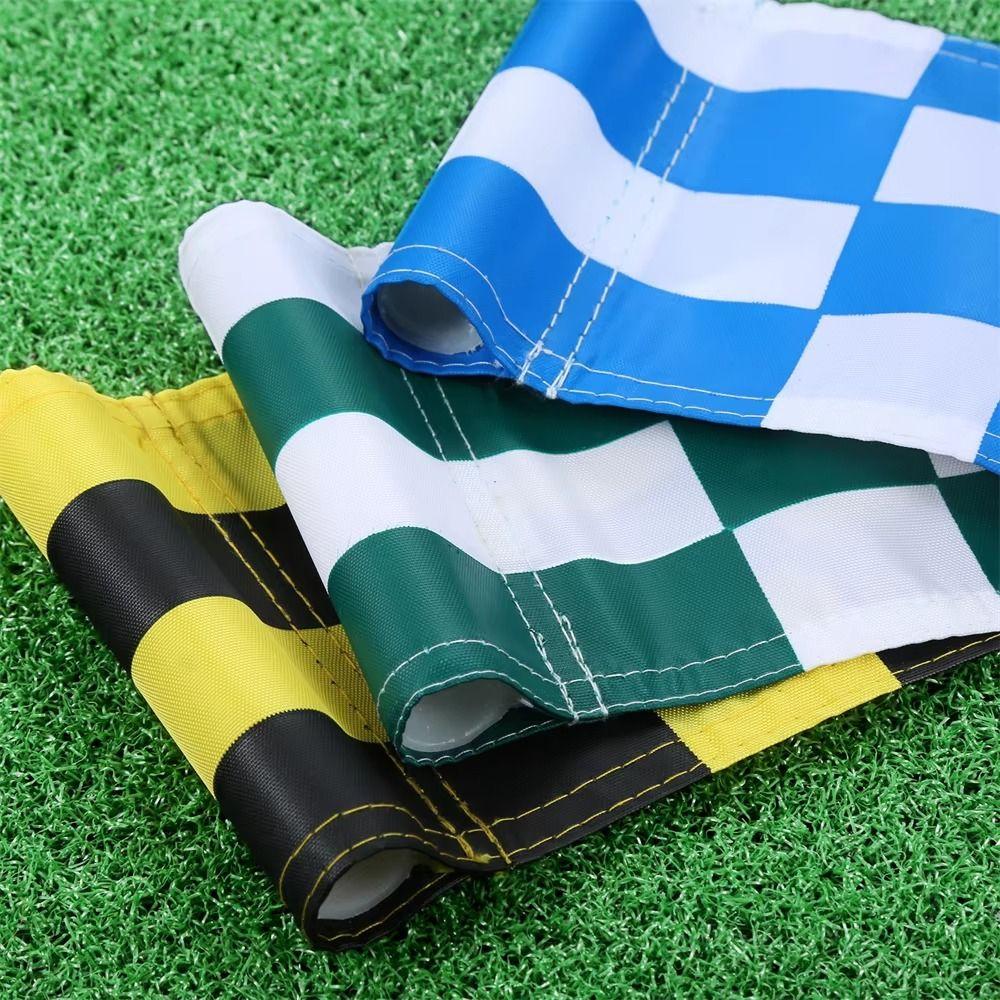420D Nylon Golf Course Flags Training Aids Hole Pole Cup Flags Putting Green Flags  Outdoor Indoor