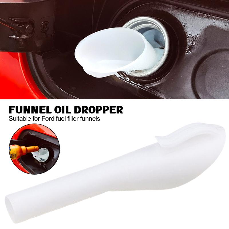 Petrol Fuel Filler Filling Funnel Tube 8U5A-17B068-EB White for Ford C-Max Focus MK III 2010 2011 2012-2019 Car Accessories