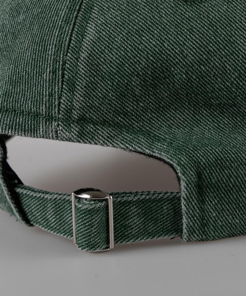 Wig Saint Damaged Pigment Ball Cap - Green