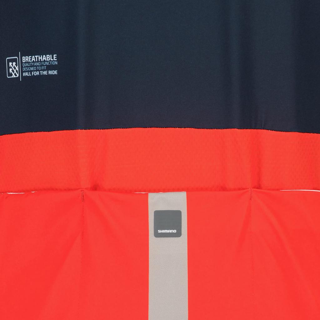 SHIMANO Cycling Jersey KITA Zip Jersey 2023 Model Red S Recommended (European Size) Height 167-173cm