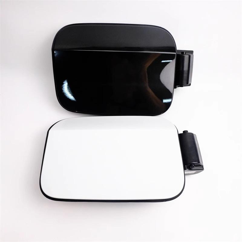 T-Cross Fuel Filler Cap: Small Door Gasoline Tank Cover in Black and White with Paint