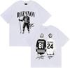 Movie Heated Rivalry Tshirt Retro Print Short Sleeve Loose Overshirt Hollander 24 Rozanov 81 Trendy TShirt