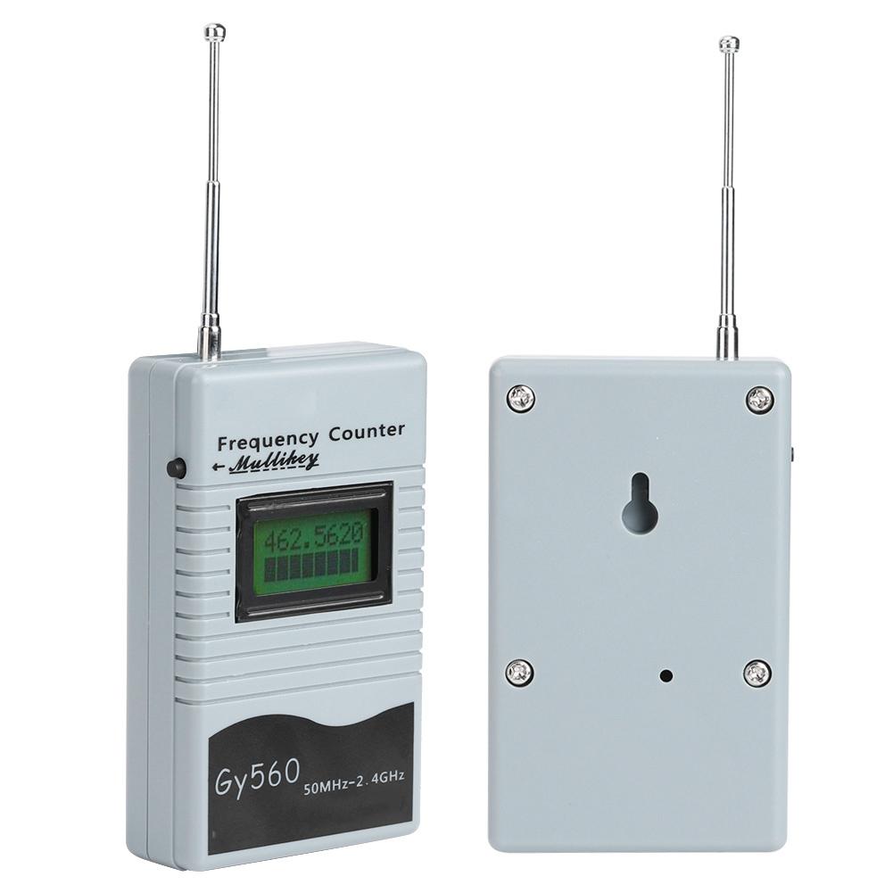 GY560 50Mhz To 2.4Ghz Portable Frequency Counter Two Way Radio Frequency Measuring Tool for Car Boat