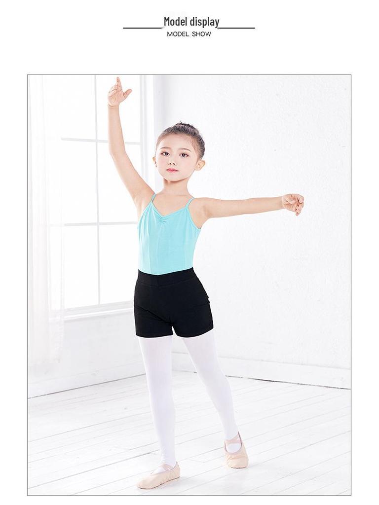 Children's Professional Ballet Black Dance Shorts for Training and Exams