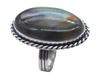 Labradorite Natural Gemstone Antique Silver Ring US Size-8 R 5005