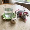 Hand Woven Knitted Cup Mat Funny Animal Drink Coaster Cute Water Cup Mat Restaurant Table