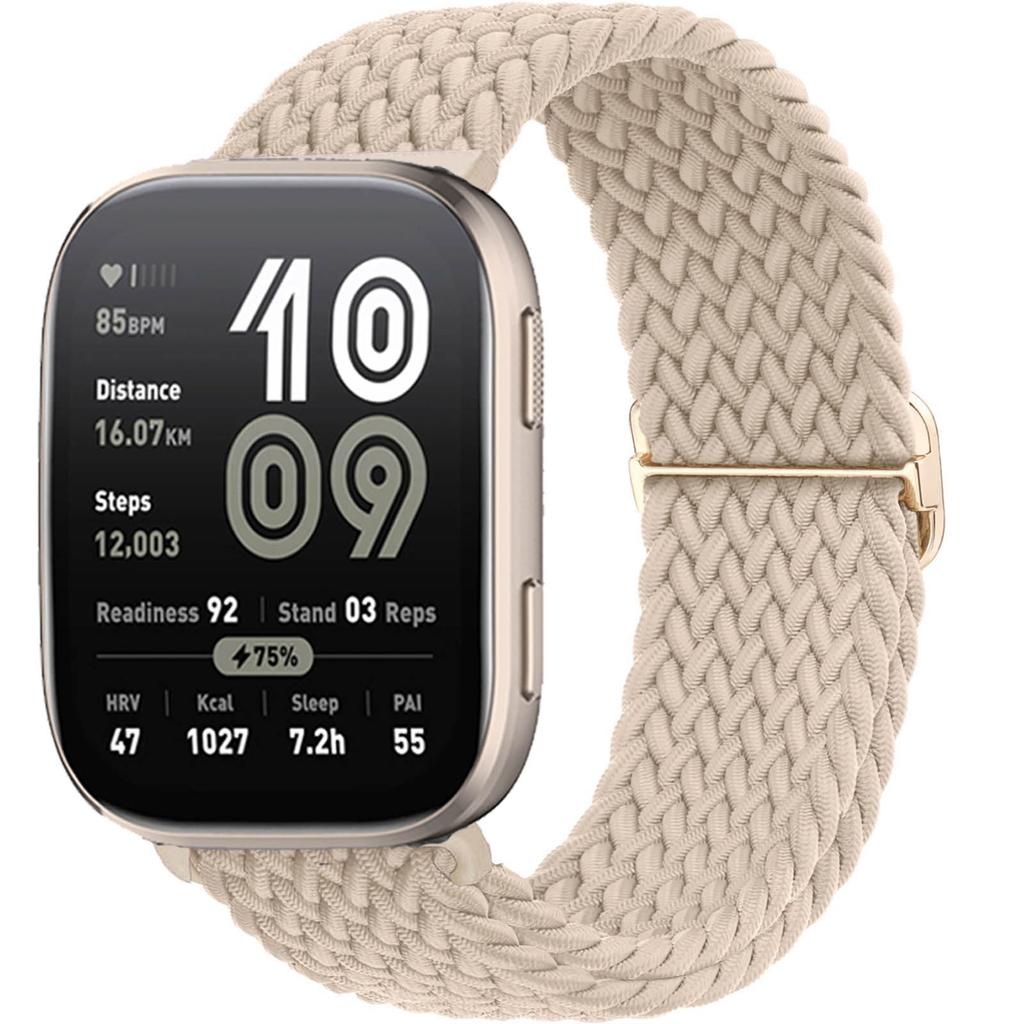 Braided Solo loop band For Amazfit bip 6/5/Balance/GTS/4/2e/Mini/3/GTR/4/2/3/Pro correa 20mm 22mm watch bracelet huawei gt Strap