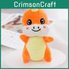 Adorable porte-clés en peluche dinosaure aux grands yeux, jouet dinosaure mignon à offrir