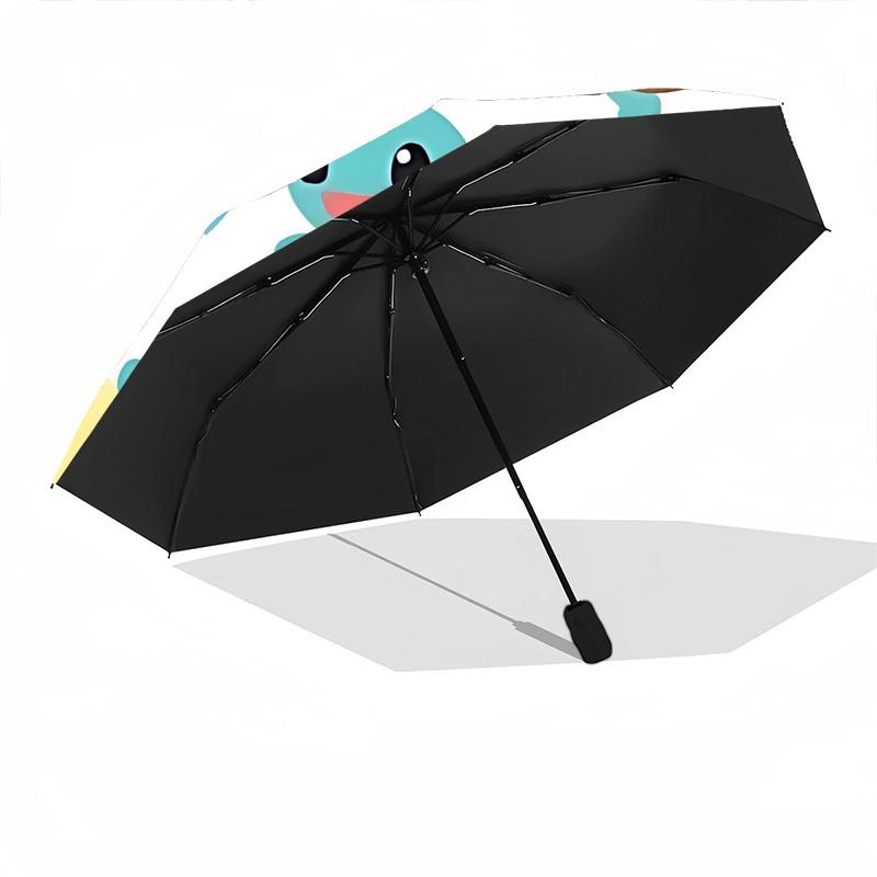 1pc Squirtle Automatic Umbrella 8-Bone Design Compact Gear for Outdoor Travel, Perfect Gift for Friends or Family yy250829177