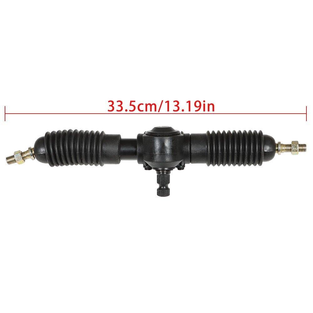Fit For Go Kart Quad Parts 110cc Steering Wheel Assembly & Gear Rack Pinion New