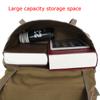 Canvas Motorcycle Saddle Bags Large Capacity Storage Space Equine Back Pack