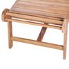 VidaXL Table basse 100x50x45 cm Teck solide