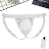 Men's Breathable Mid-Waist Double Thong Briefs