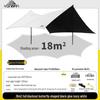 Octagonal Vinyl Camping Canopy: Thickened, Portable Sunshade & Rainproof Butterfly Awning