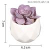 Purple Fake Succulent Potted Plant Simulation Succulent Plant Mini Fake Flower Small Bonsai Store Decoration Home Decoration