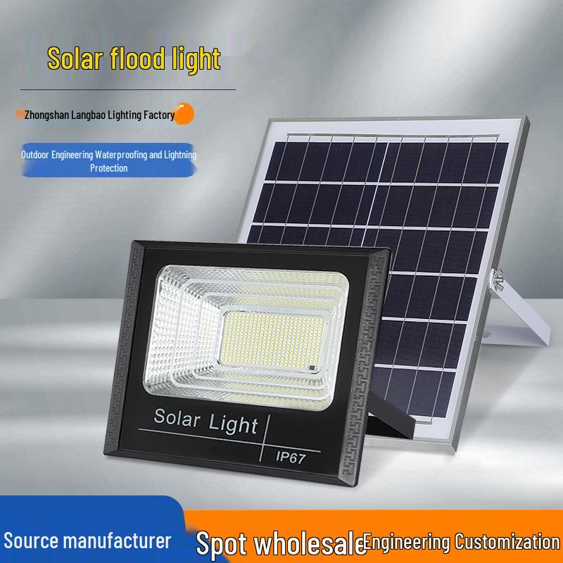 Ultra-Bright High-Power LED Solar Outdoor Courtyard Floodlight