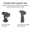 ASHATA Interview Microphone Condenser Hot Shoe Clip Sponge Sleeve DSLR Video iOS Android Cameras