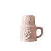OLOEY Begonia Creative Stewing Teapot Water Cup