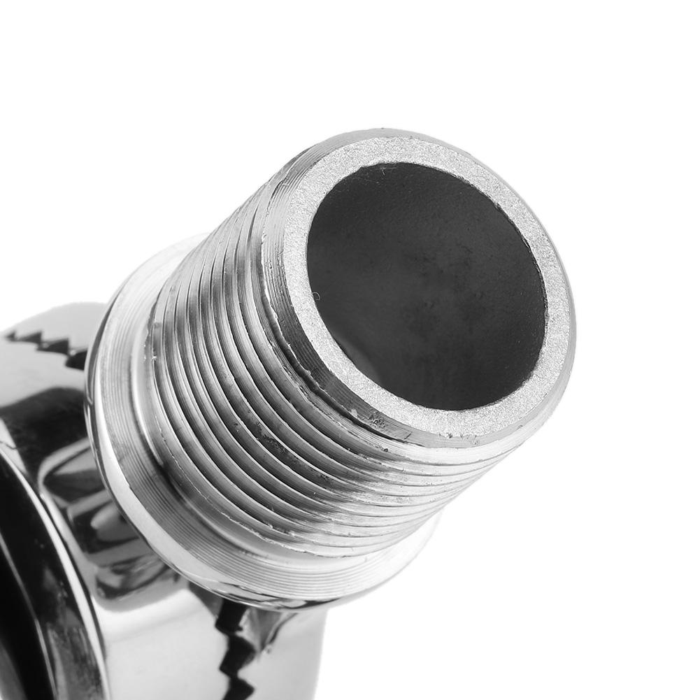 Stainless Steel VHF Antenna Ratchet Mount Dual Axle Adjustable Fixing Base for Marine Boat 1 14in Thread