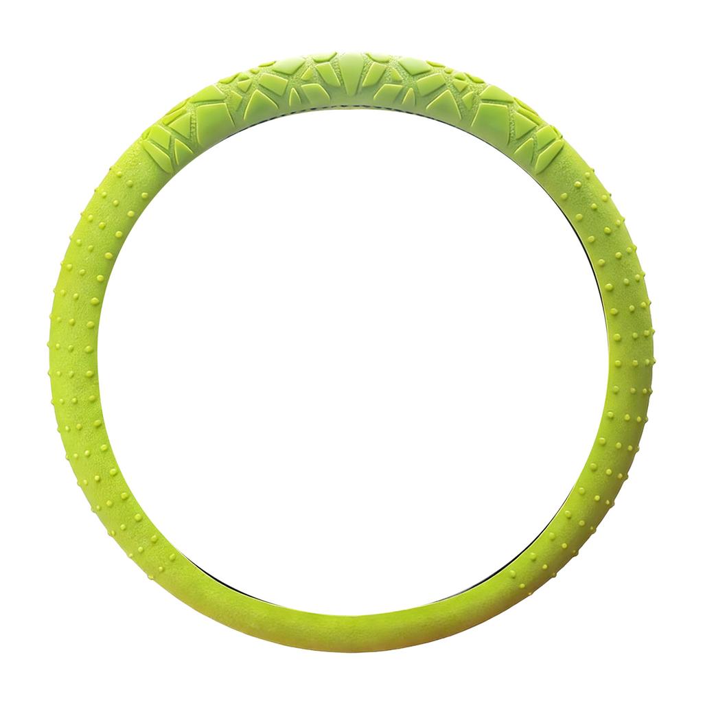 Steering Wheel Cover Geometric Pattern Cover Anti Slip Silicone 15in Steering Wheel Protector Auto Interior Accessories