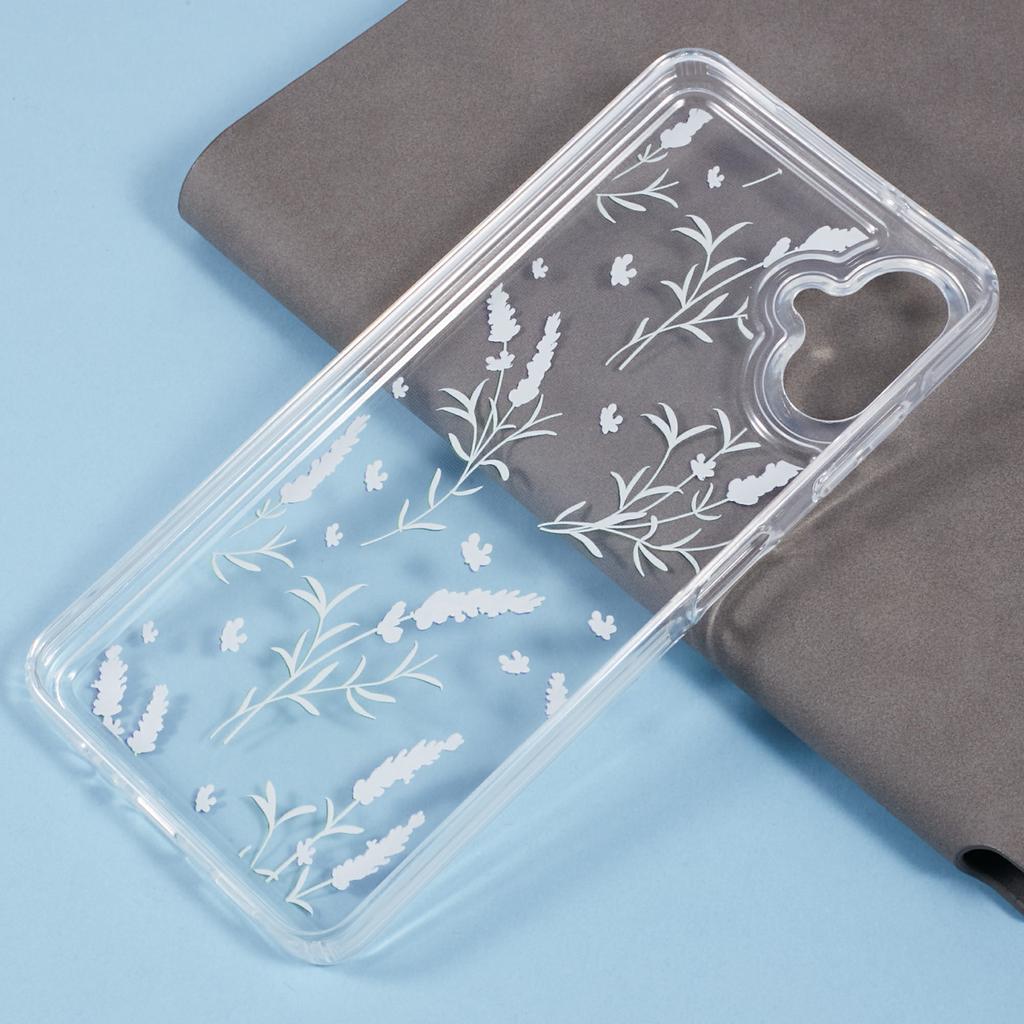 Für Samsung Galaxy A06 4G Hülle TPU Blumenmusterdruck Air Cushion Design Schutzhülle