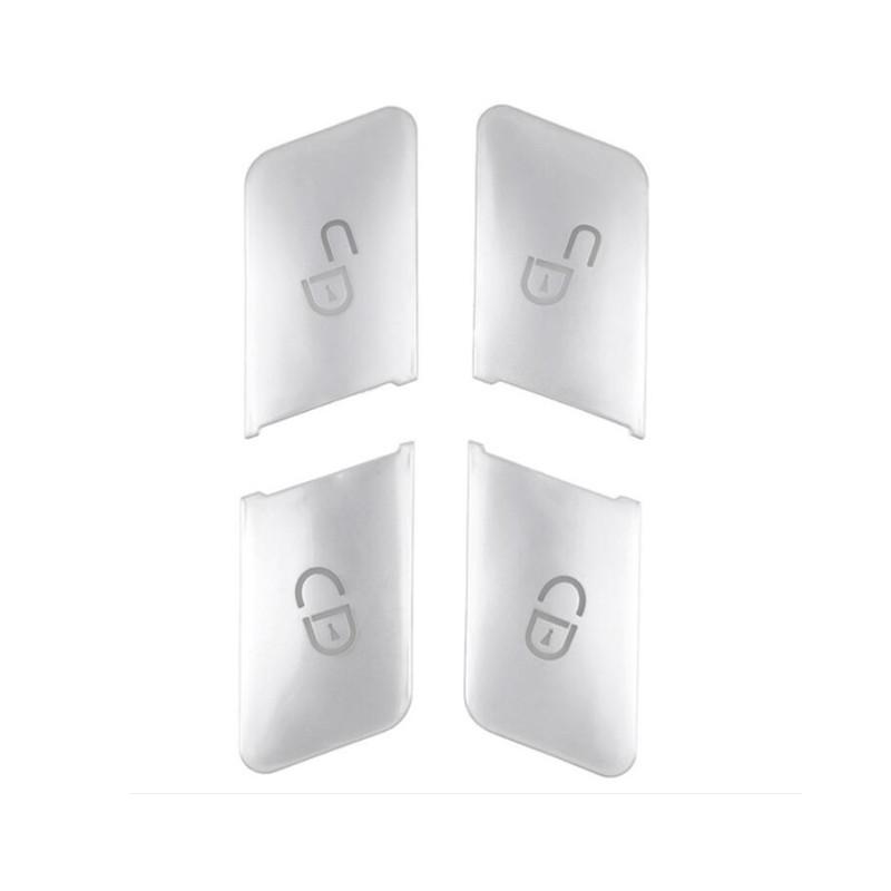 

2025 Hot Racing Grills ABS Car Styling Door Unlock Buttons Trim Cover Stickers For Mercedes Benz A B C E GLA CLA GLK GLE CLS ML