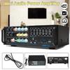 1200 Watt Professional Audio Home Stereo Amplifier Home Theater Amplifiers Audio Black 12/220 Volt