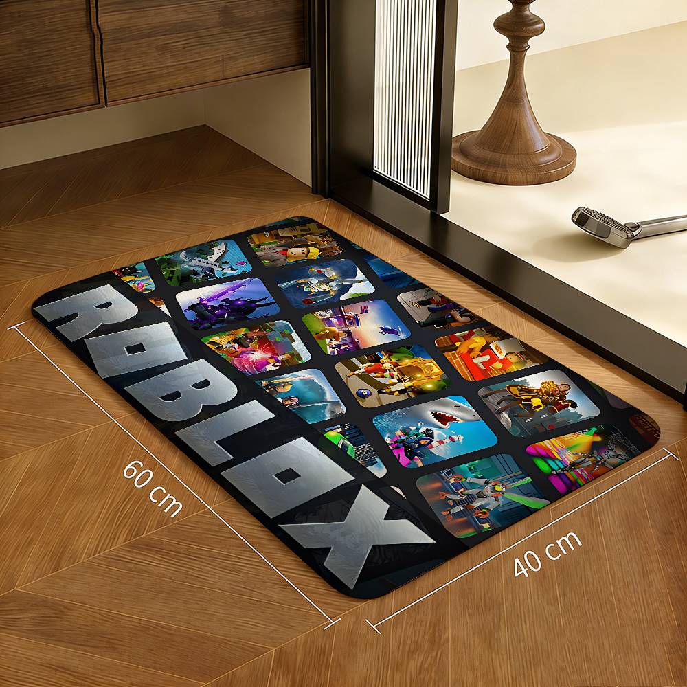 Hot Game-R-Robloxes Door Mat Nordic Style Bedroom Living Room Doormat Home Balcony Anti-Slip Alfombra