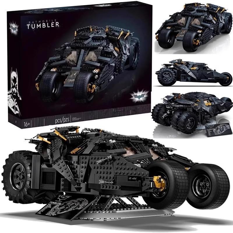 Batman Batmobile Building Blocks, Dark Knight Batman Batmobile Assembly Brick Model Toy