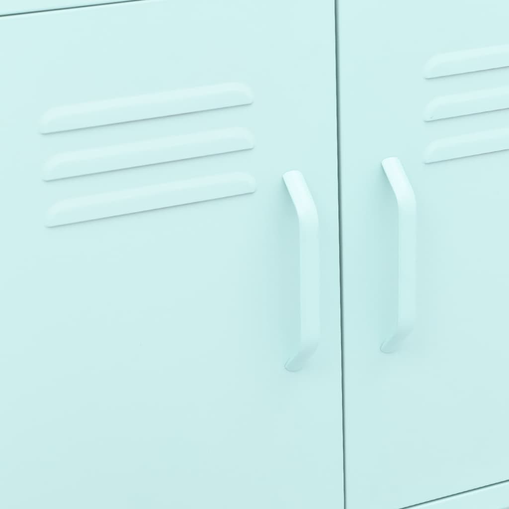 Storage Cabinet Mint Green 60 x 35 x 56 cm Steel