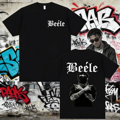 Summer Rapper BEELE Album Tour Merch Men Women Hip Hop Pop Music Street 100% Pure Cotton Printed T-shirt Oversized T Shirt