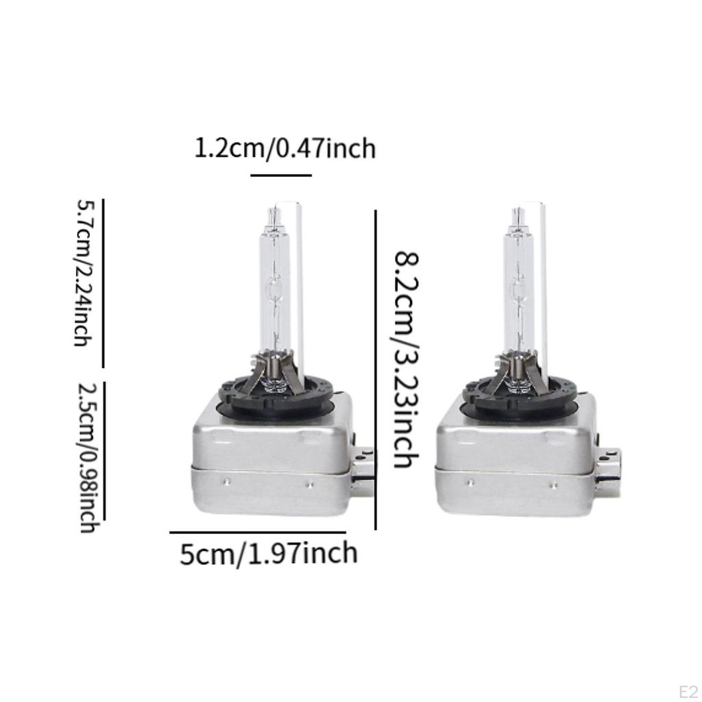 2Pcs D3S Hid Headlight Bulbs 35W Replacement Headlamp for SUV