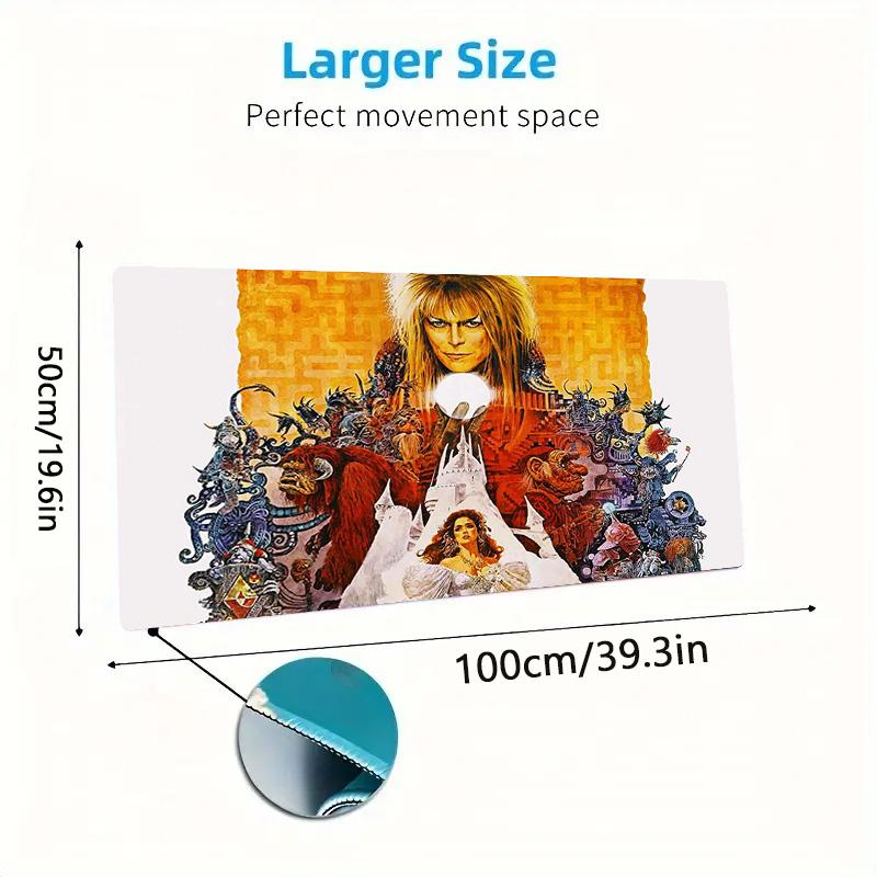 Labyrinth Large Size Mouse Pad Large Gaming Table Cushion Non-slip Laptop Tablet Big Mousepad XXL Mat Mini PC Playmat With Lock Edge